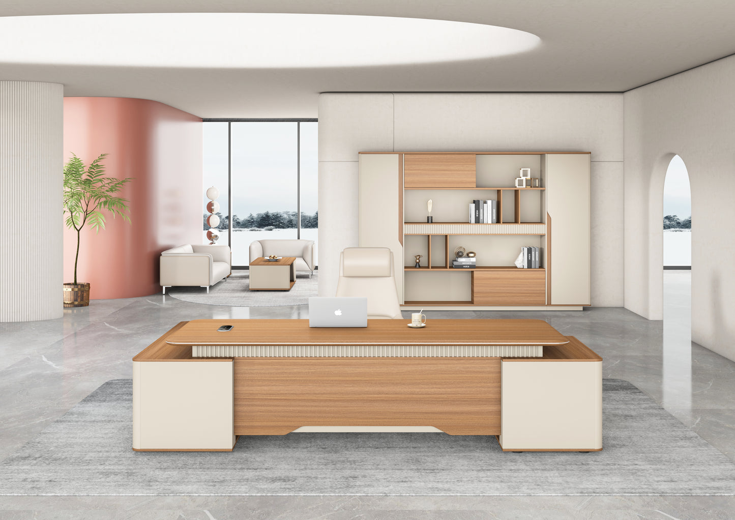 Citrine Executive Desk 2.4m NEW ARRIVAL