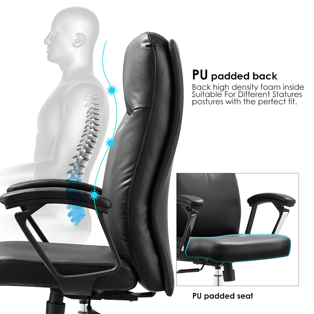 Sohum PU Leather E180 Office Chair 3 year Warranty