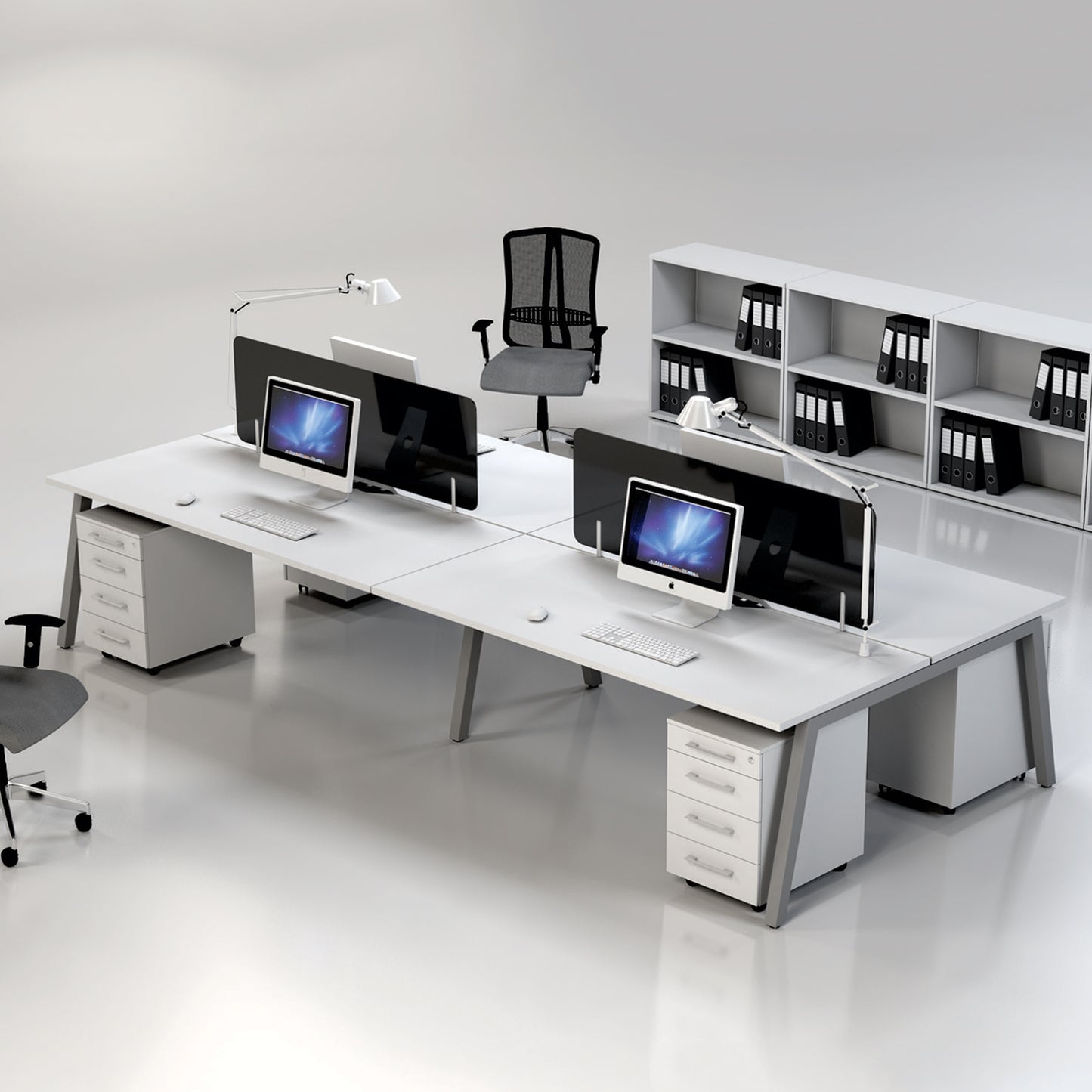 BT8AL Dual Desk Work Stations IX