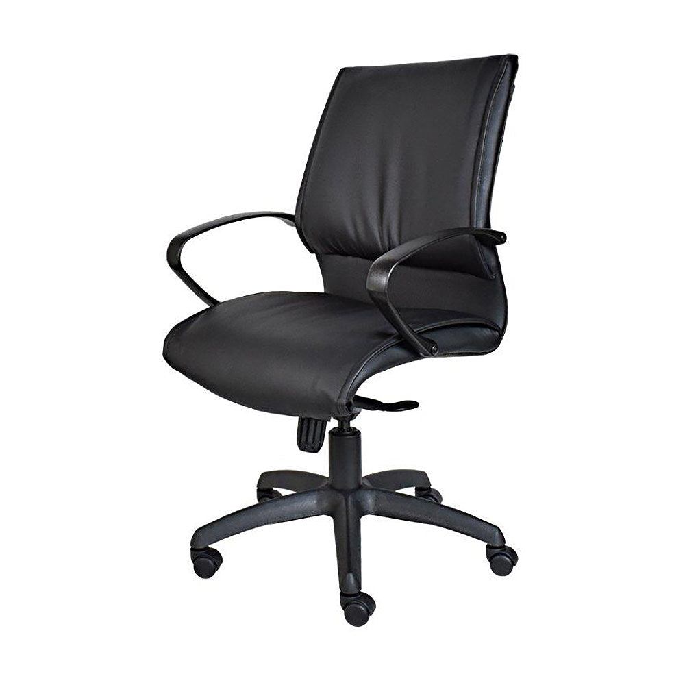 Ameira Managerial Leather Mid Back Office Chair CO
