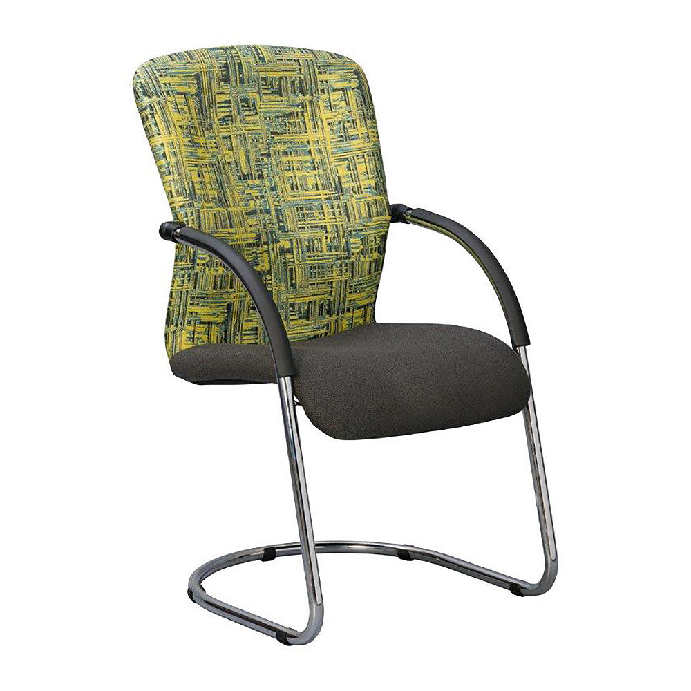 CBD Chrome Executive Fabric Visitor Office Chair DT