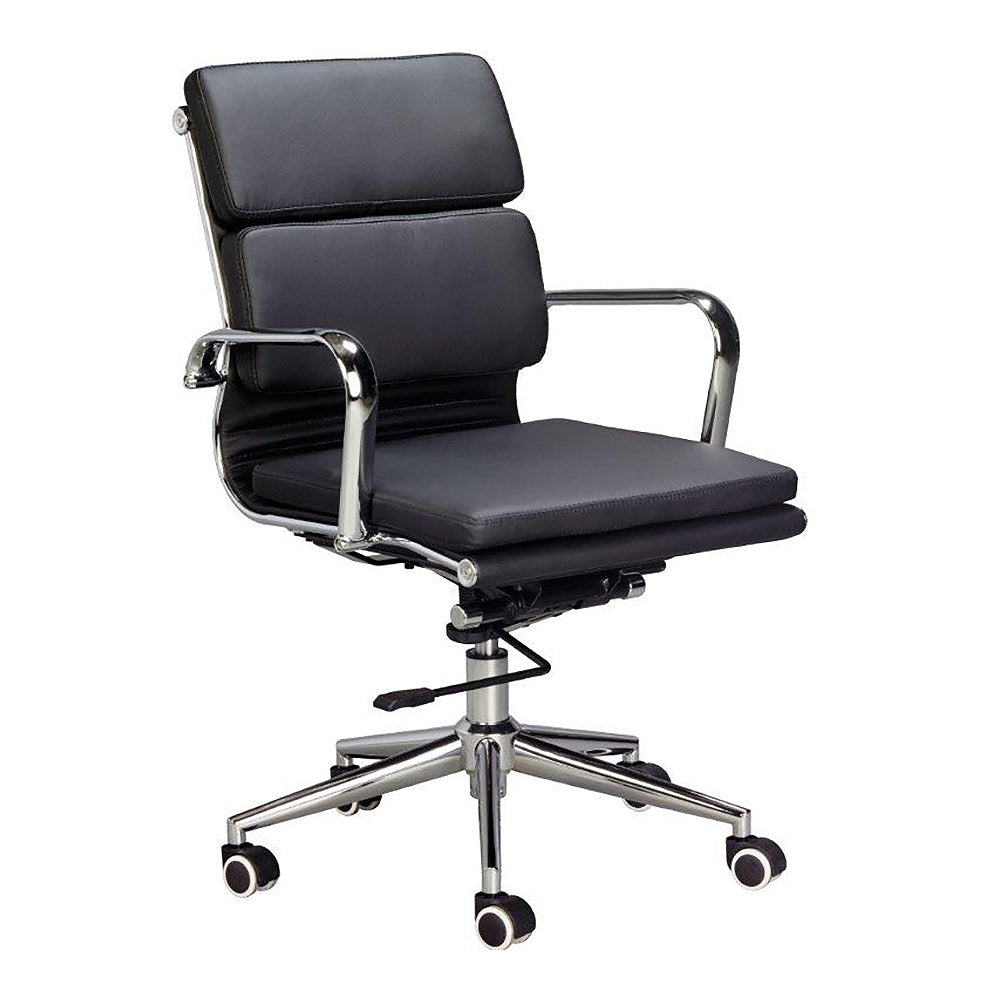 Classic Eames Cushion Managerial PU Mid Back Office Chair 3301 JI