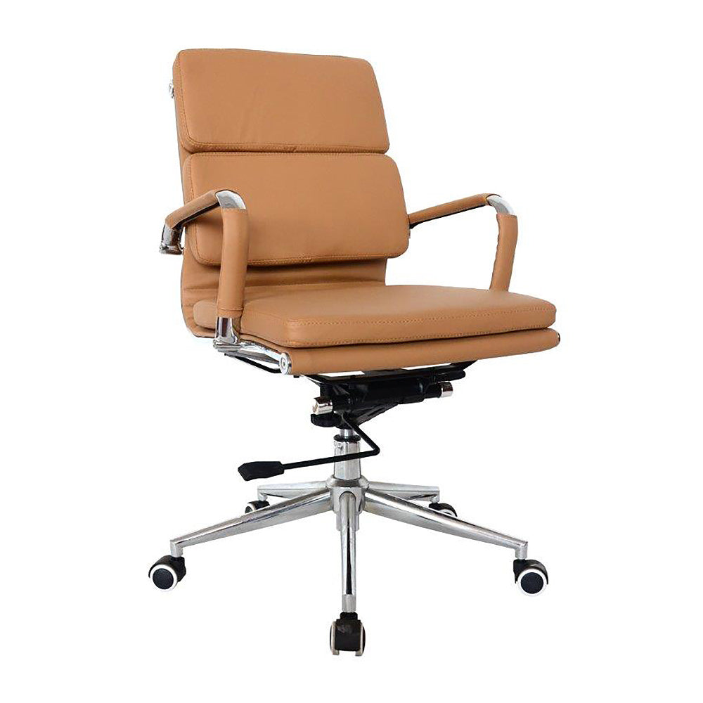 Classic Eames Cushion Managerial PU Mid Back Office Chair 3301 JI