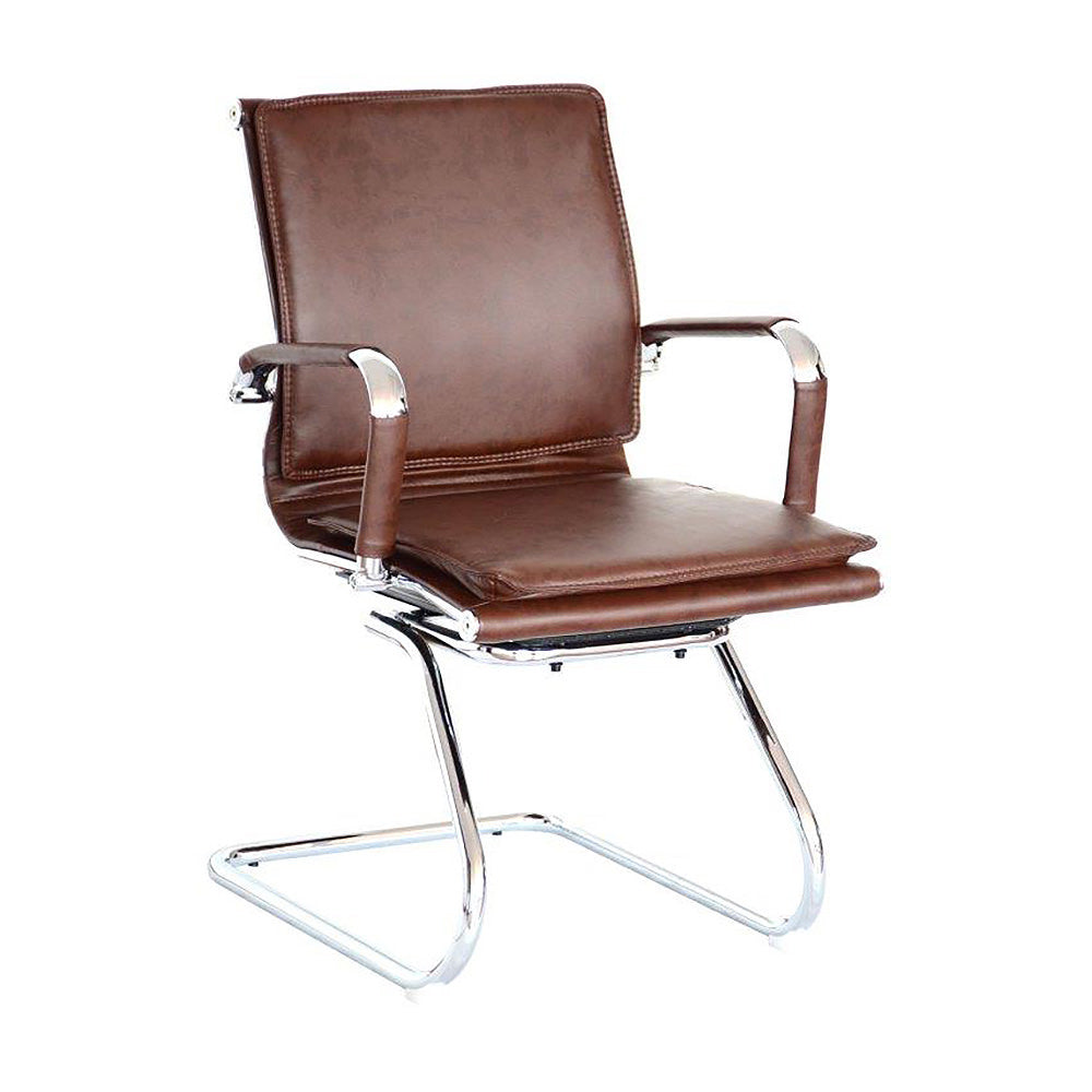 Classic Eames Flat Cushion Managerial PU Visitor Office Chair 4403 JI