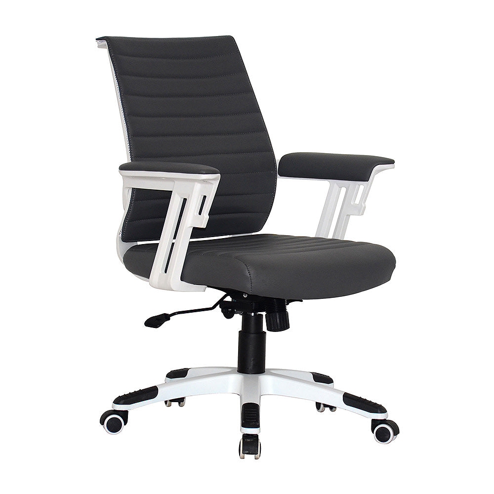 Wall Street Managerial PU Mid Back Office Chair 4701 JI