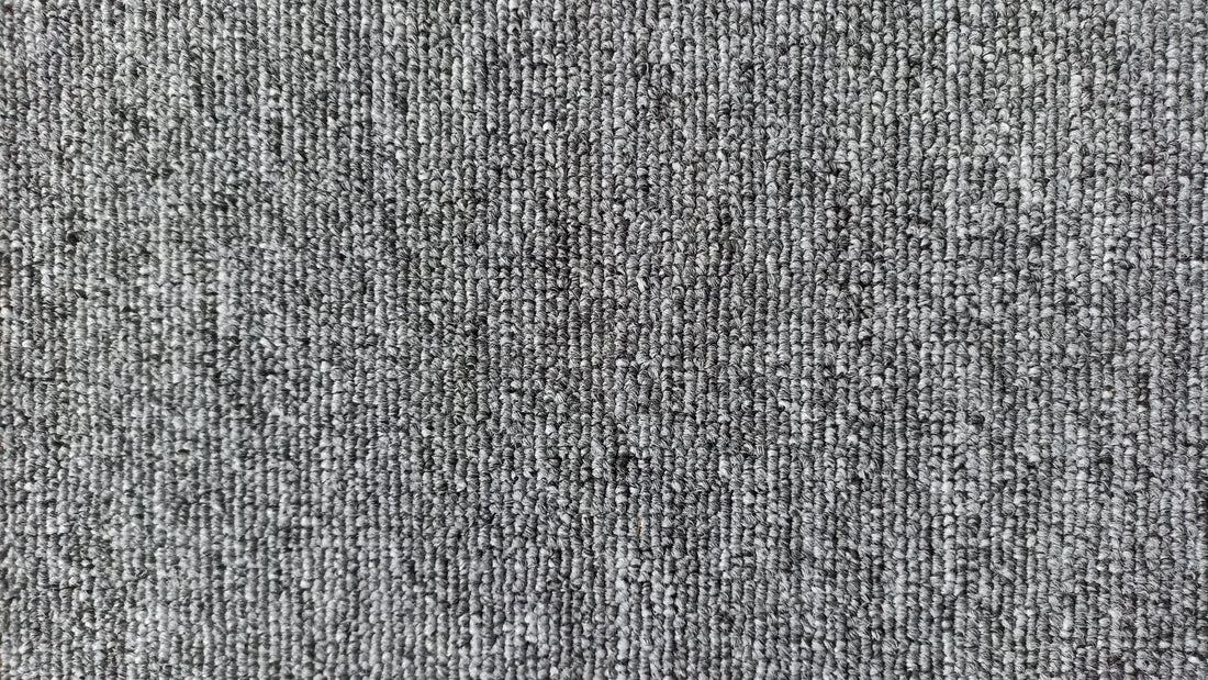 Close up of a grey office chair mat grey office chair mat