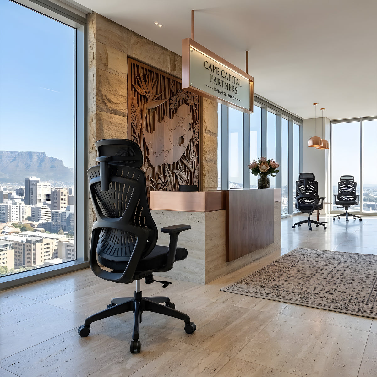 Kinetix 5D Ergo Executive  Office Chair HBK