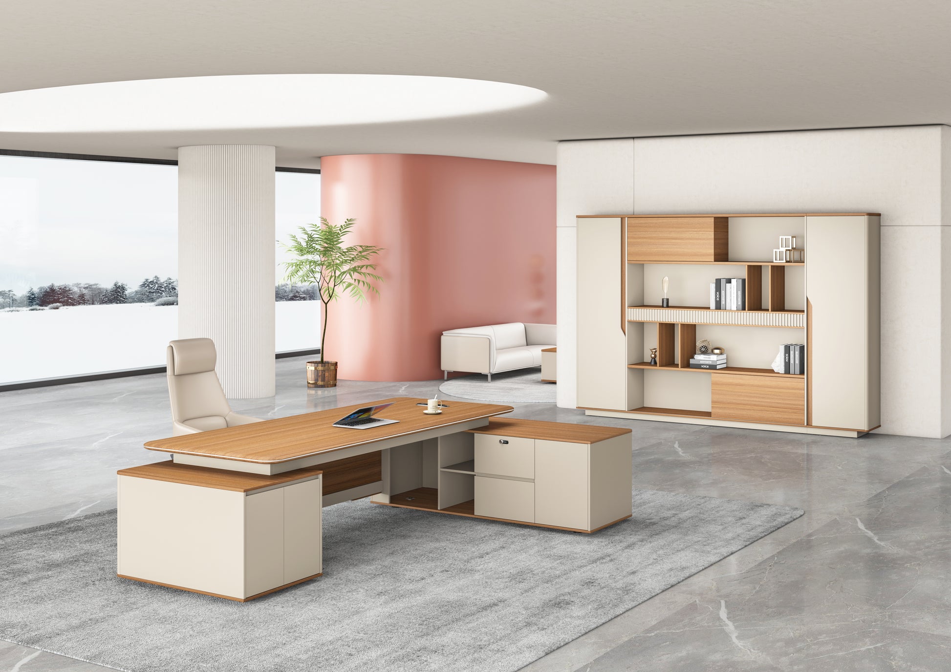 Modern ergonomic office chair CR 2416 in professional workspace setting - Quality Office Furniture by Ixaxa