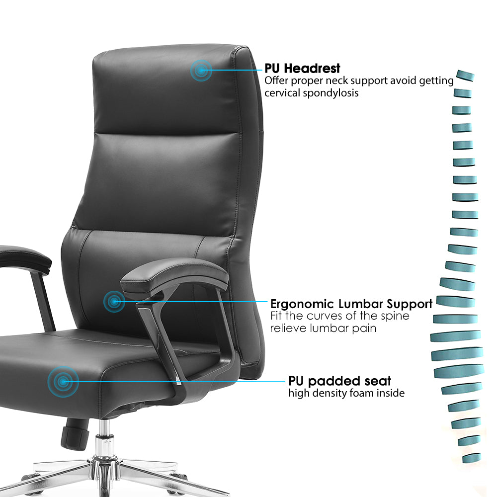 Sohum PU Leather M180 Office Chair 3 Year Warranty