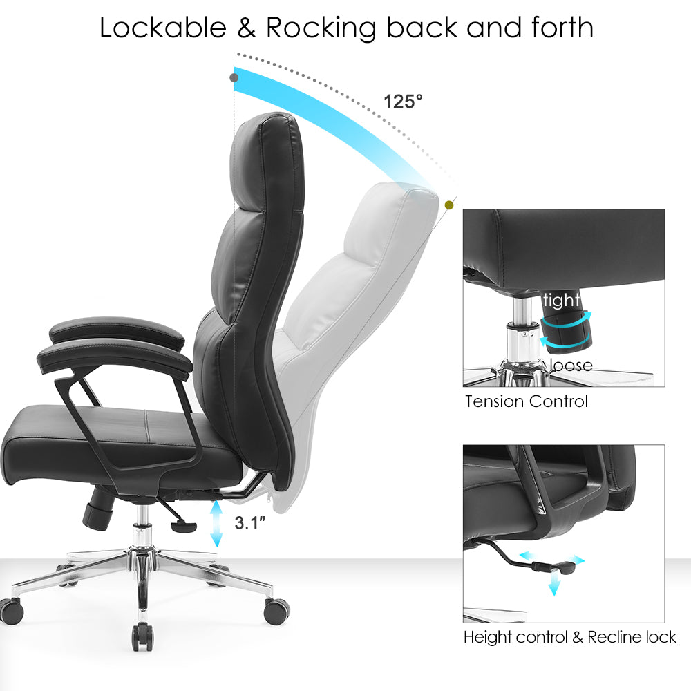 Sohum PU Leather M180 Office Chair 3 Year Warranty