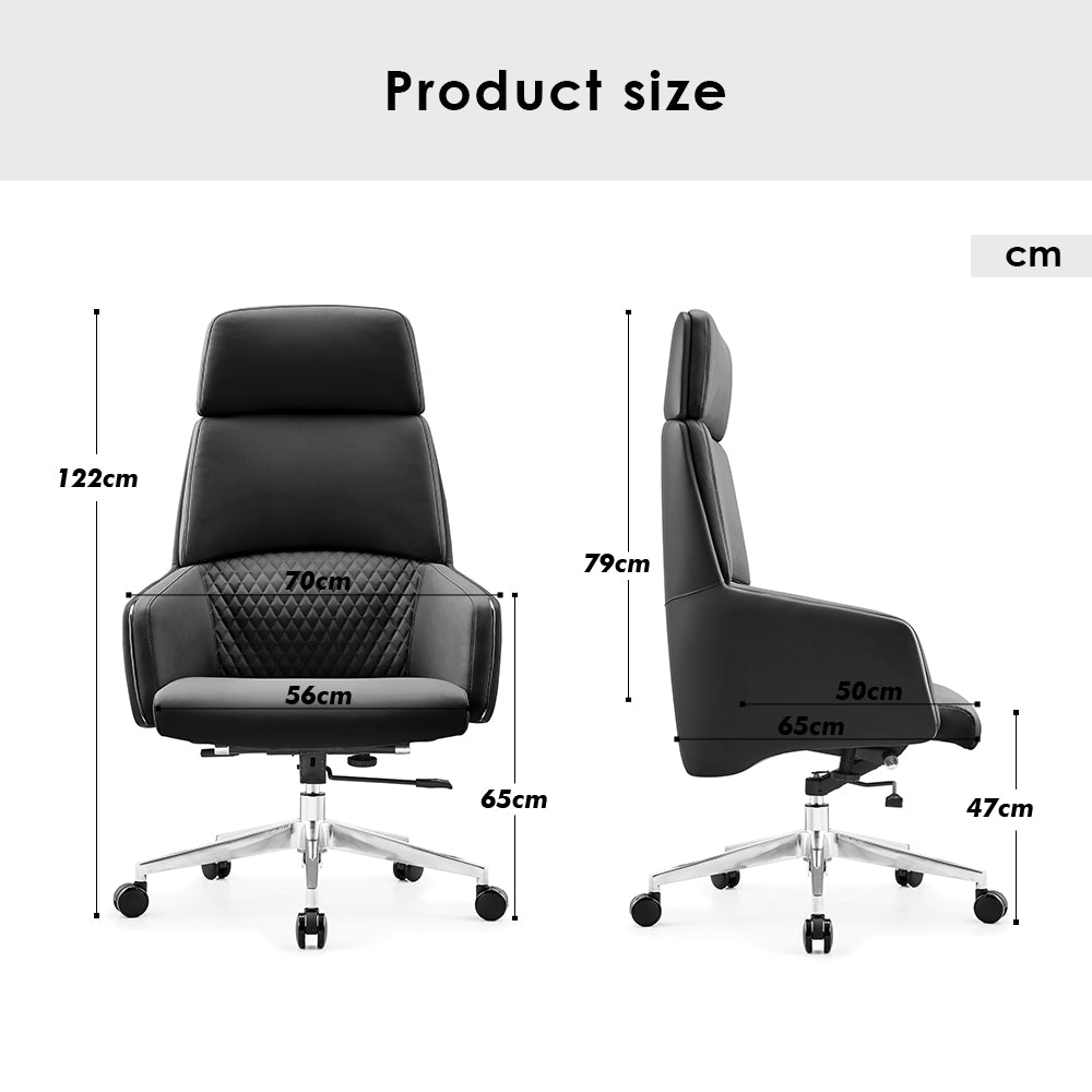 Sohum PU Leather N200 Managerial  Office Chair 3 year Warranty