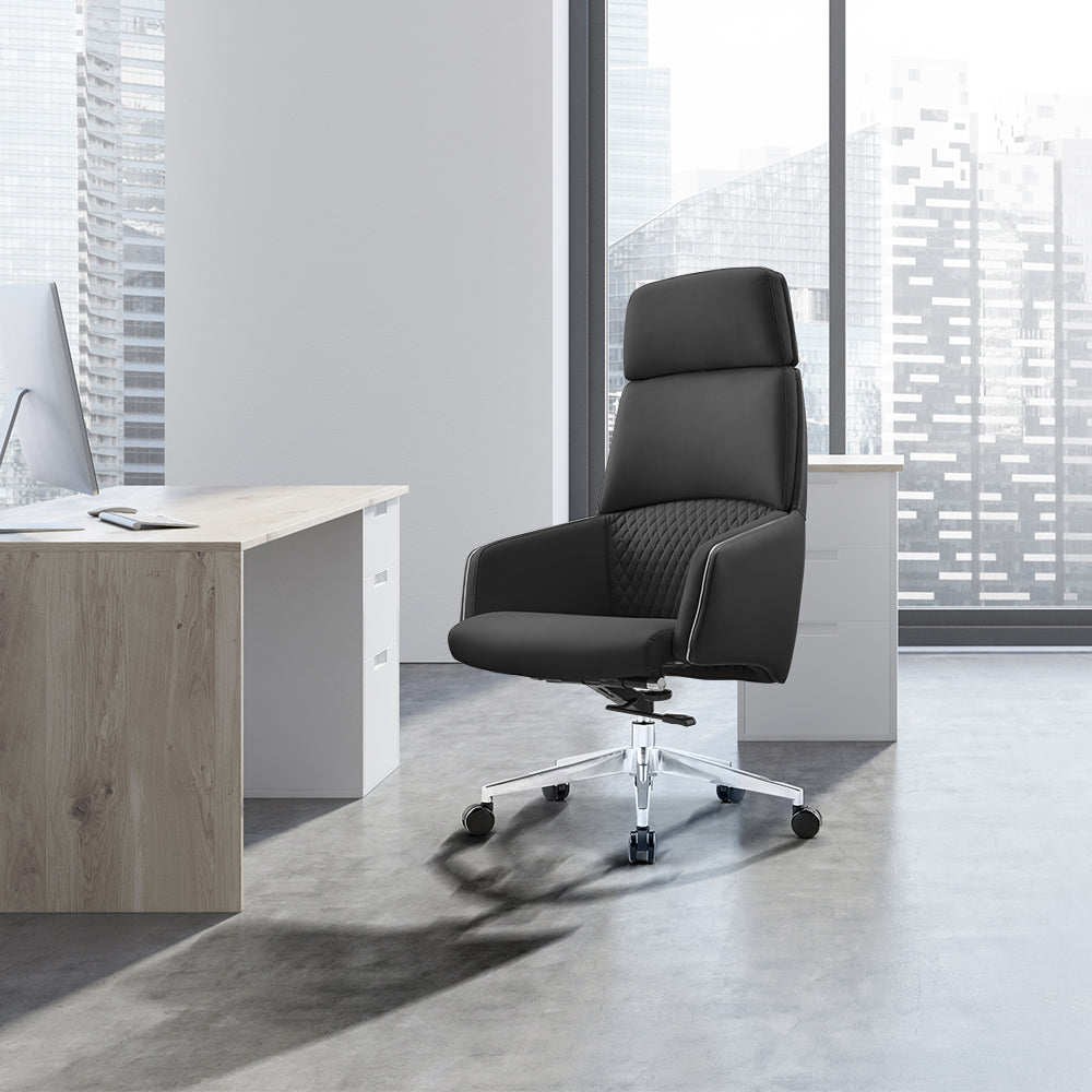Sohum PU Leather N200 Managerial  Office Chair 3 year Warranty