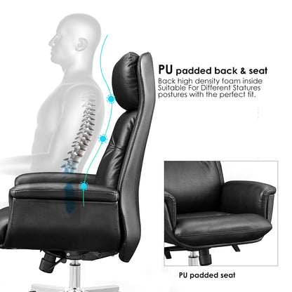 Sohum PU Leather O240 Executive Office Chair 3 year Warranty