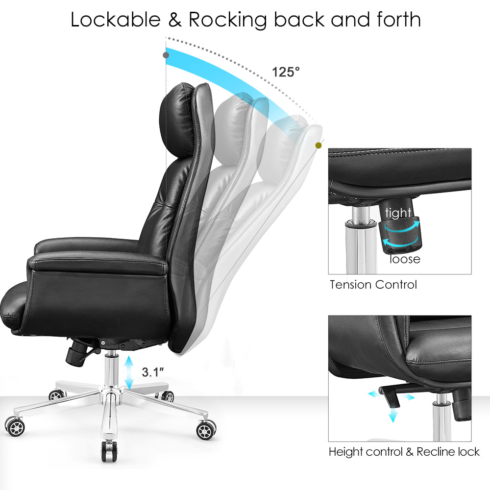 Sohum PU Leather O240 Executive Office Chair 3 year Warranty
