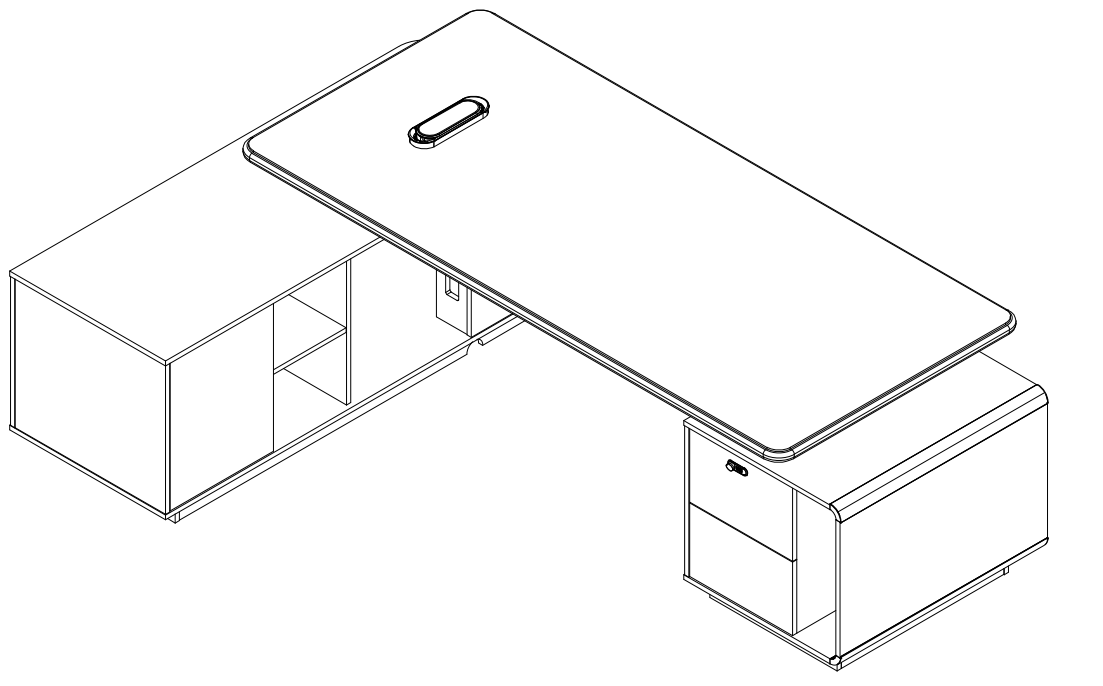Onyx Executive Desk