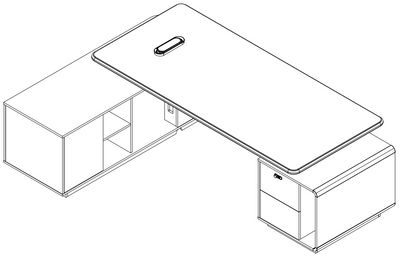 Onyx Executive Desk