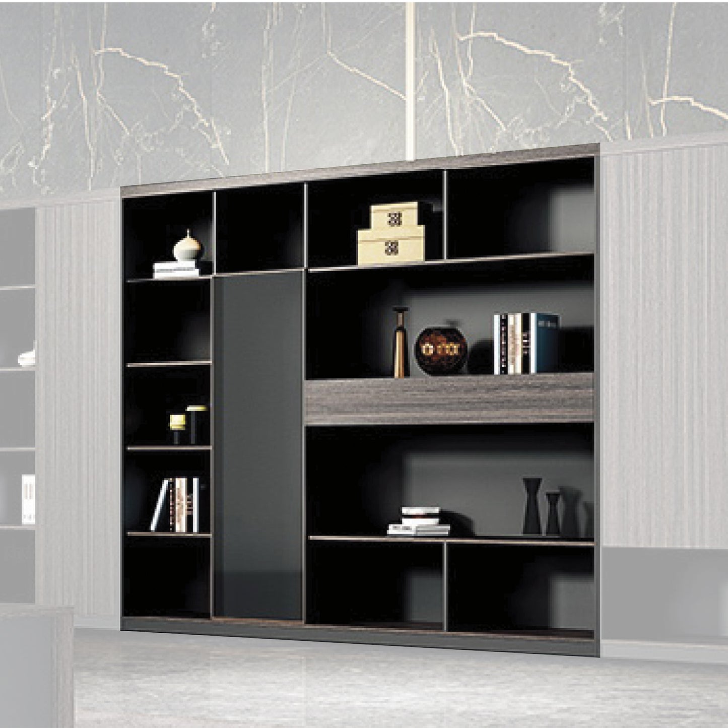 WaltiQ Back Storage Cabinet WQB03 IX