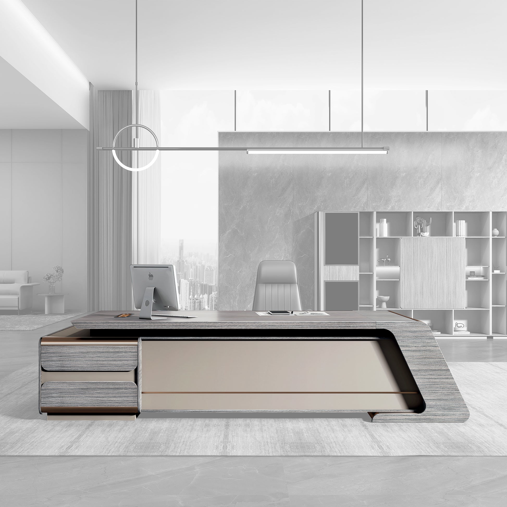 SantiQ Executive Office Desk SQ2420 IX
