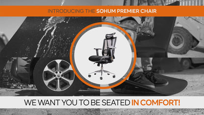 Sohum Premier Executive Mesh Ergonomic Office Chair 5 year Warranty