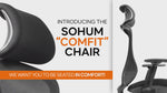 Sohum Comfit Plus Managerial Mesh Ergonomic Office Chair 5yr Warranty