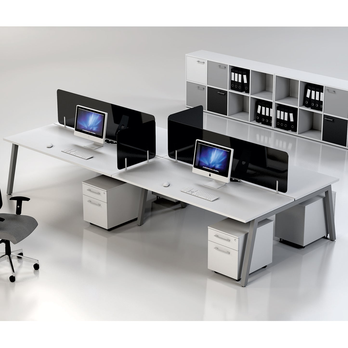 BT8AL  Dual Desk Work Stations IX