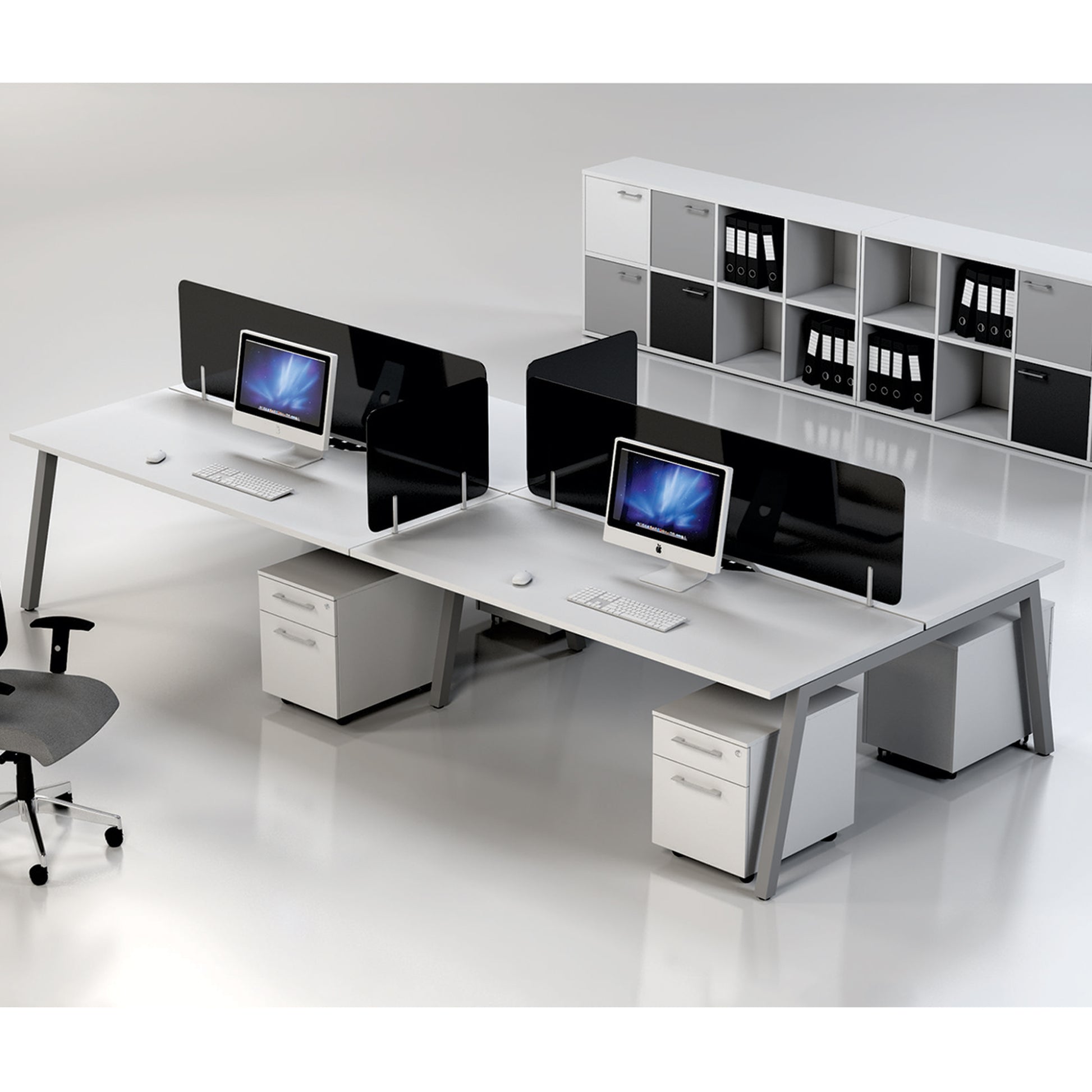 BT8AL  Dual Desk Work Stations IX