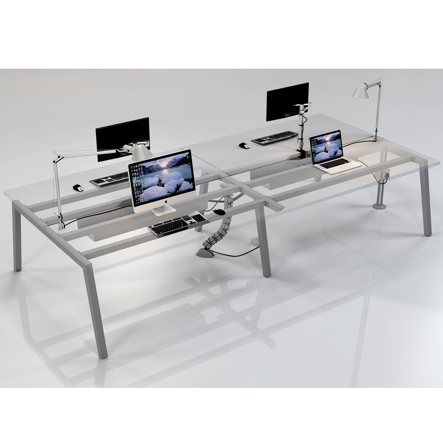BT8AL  Dual Desk Work Stations IX