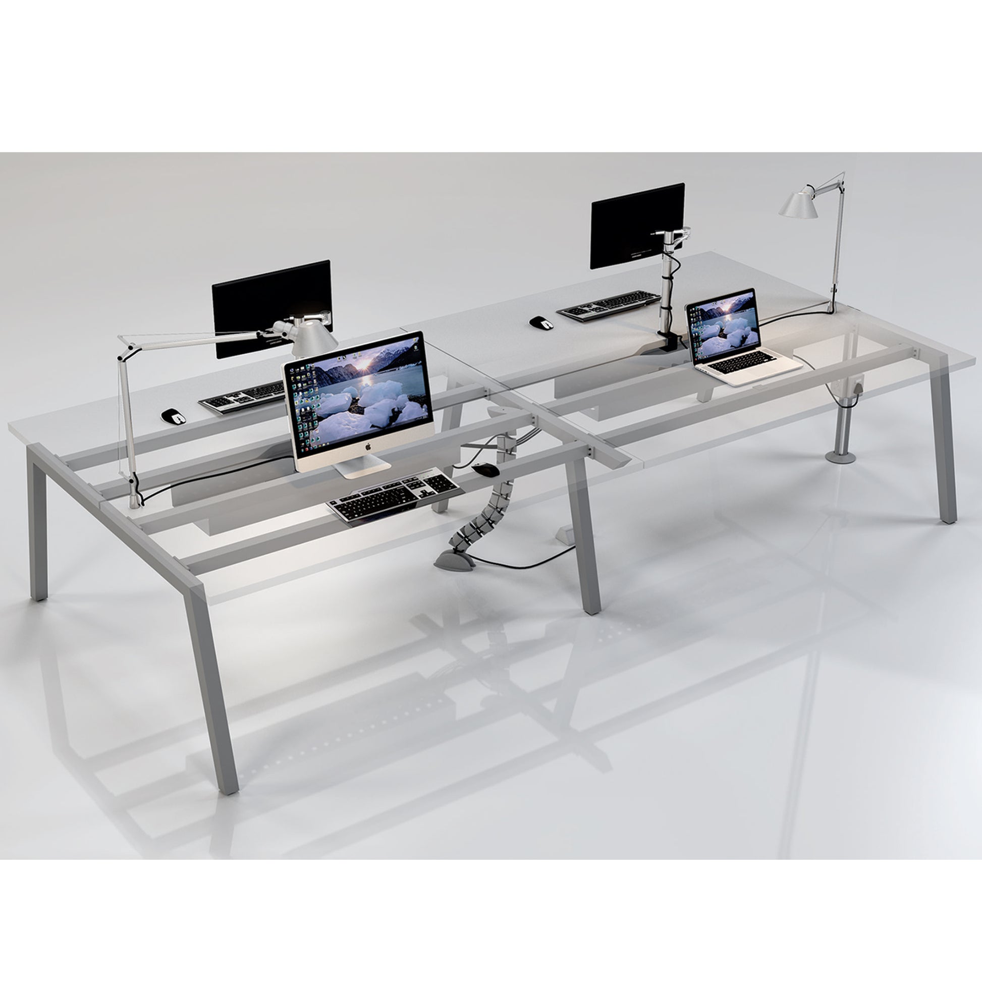 BT8AL  Dual Desk Work Stations IX