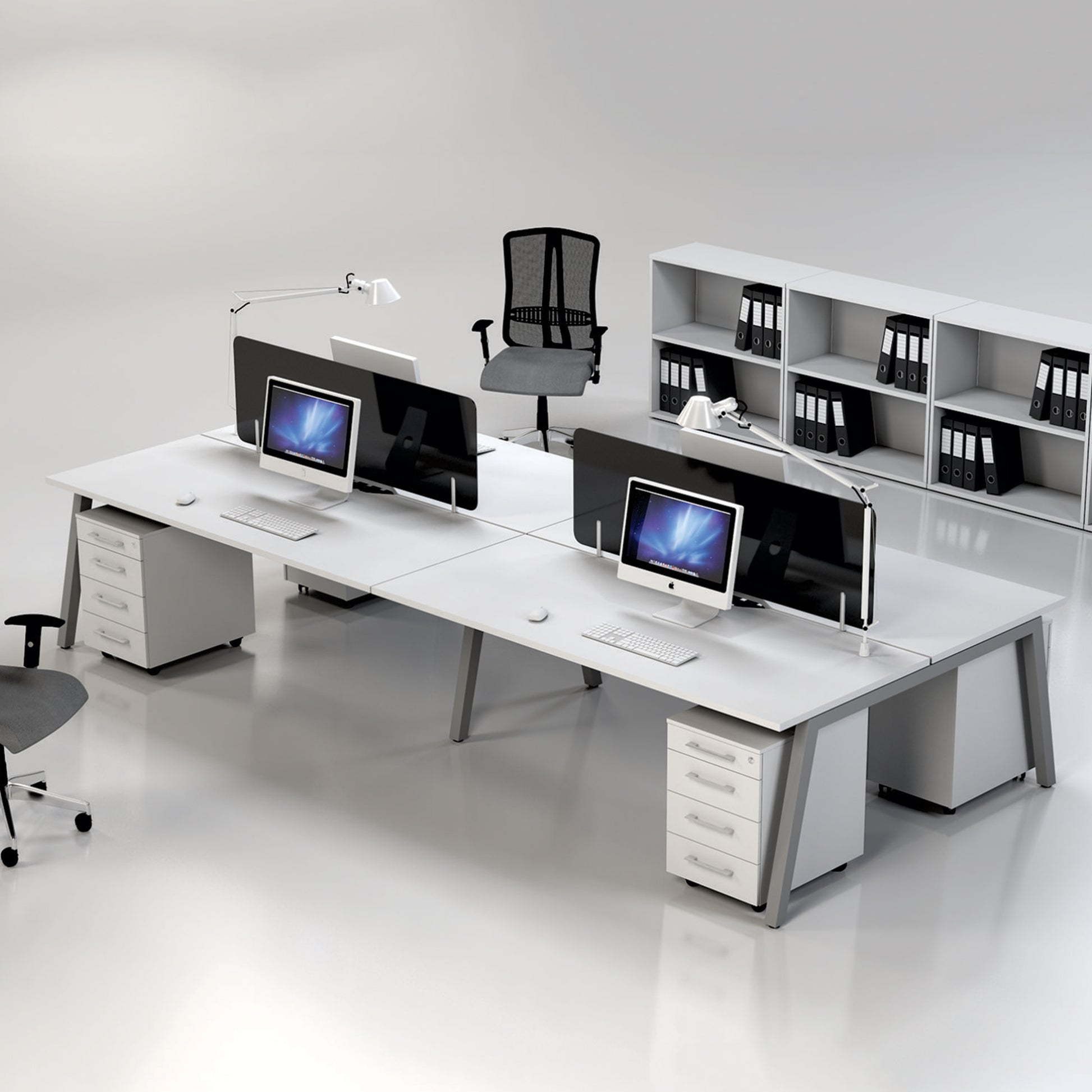 BT8AL  Dual Desk Work Stations IX