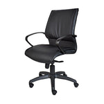Ameira Managerial Leather Mid Back Office Chair
