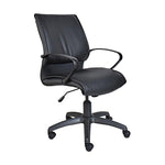 Ameira Managerial Leather Mid Back Office Chair