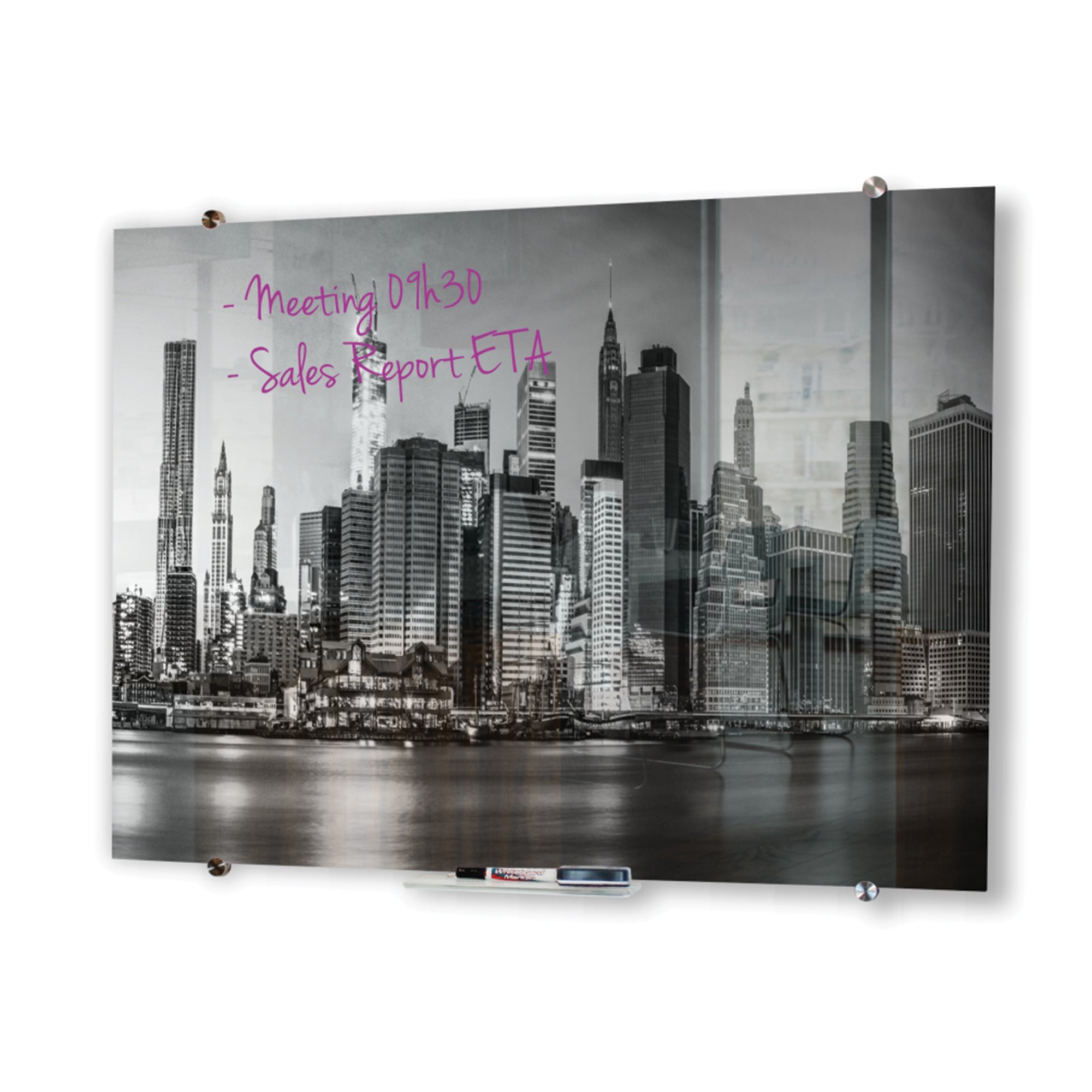 Magnetic Printed Glass Whiteboards BD17
