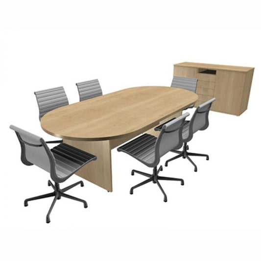 Oval Boardroom Table 32mm EN