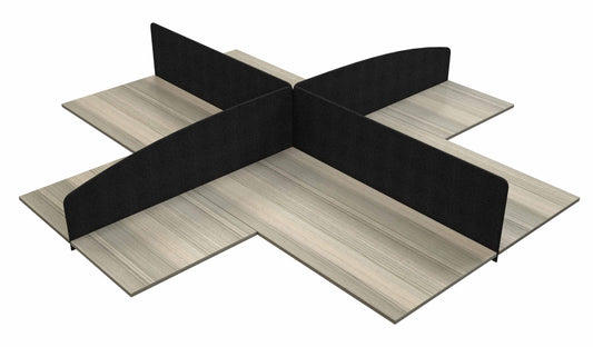 Fabric desk Based screens ES
