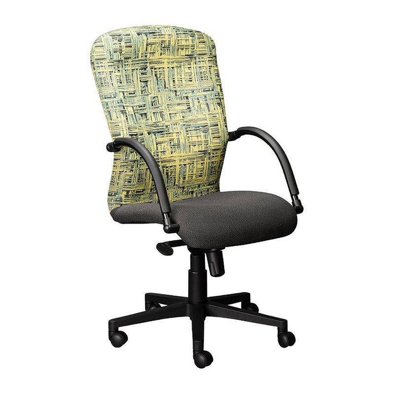 CBD Black Executive Fabric High Back Office Chair DT