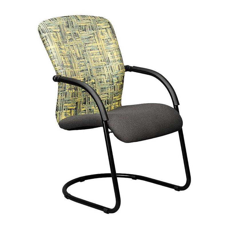 CBD Black Executive Fabric Visitor Office Chair DT
