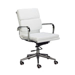 Classic Eames Cushion Managerial PU Mid Back Office Chair 3301 JI