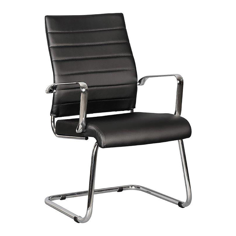 Class Chrome Executive Bonded Leather Visitor Office Chair DT