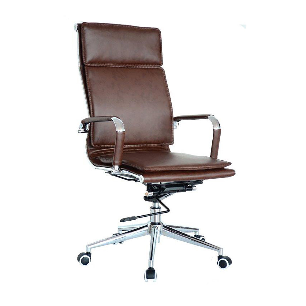 Classic Eames Flat Cushion Managerial PU Office Chair 4400