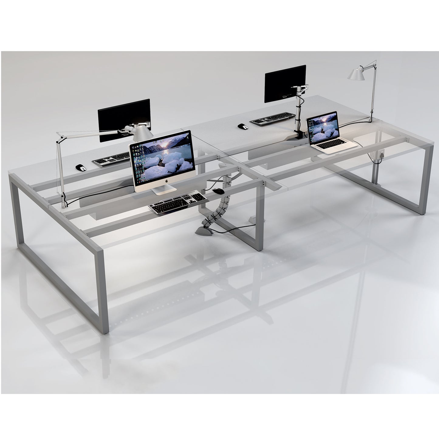 BT8LL  Dual Desk Work Stations IX