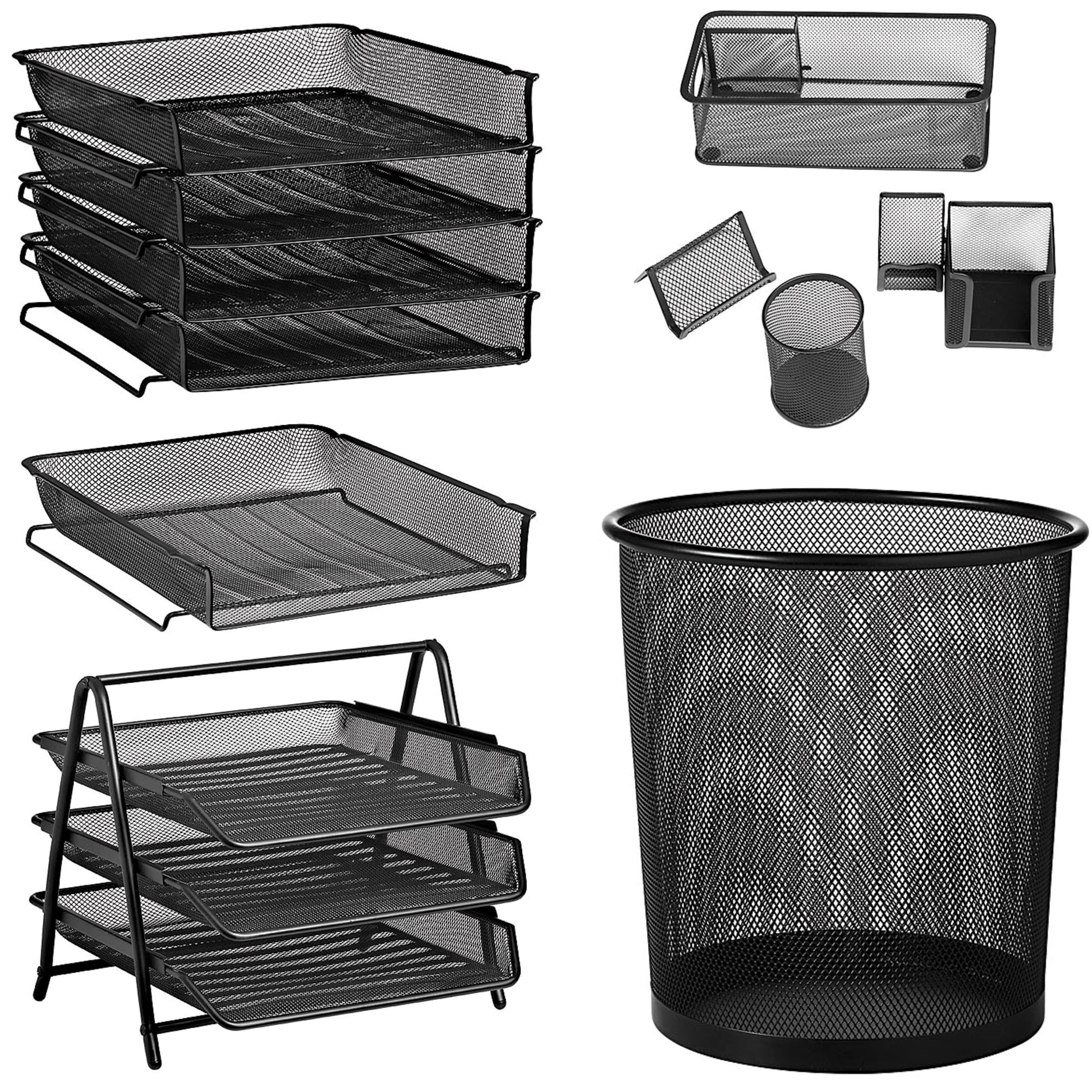 Metal Wire Mesh Desk Set KT