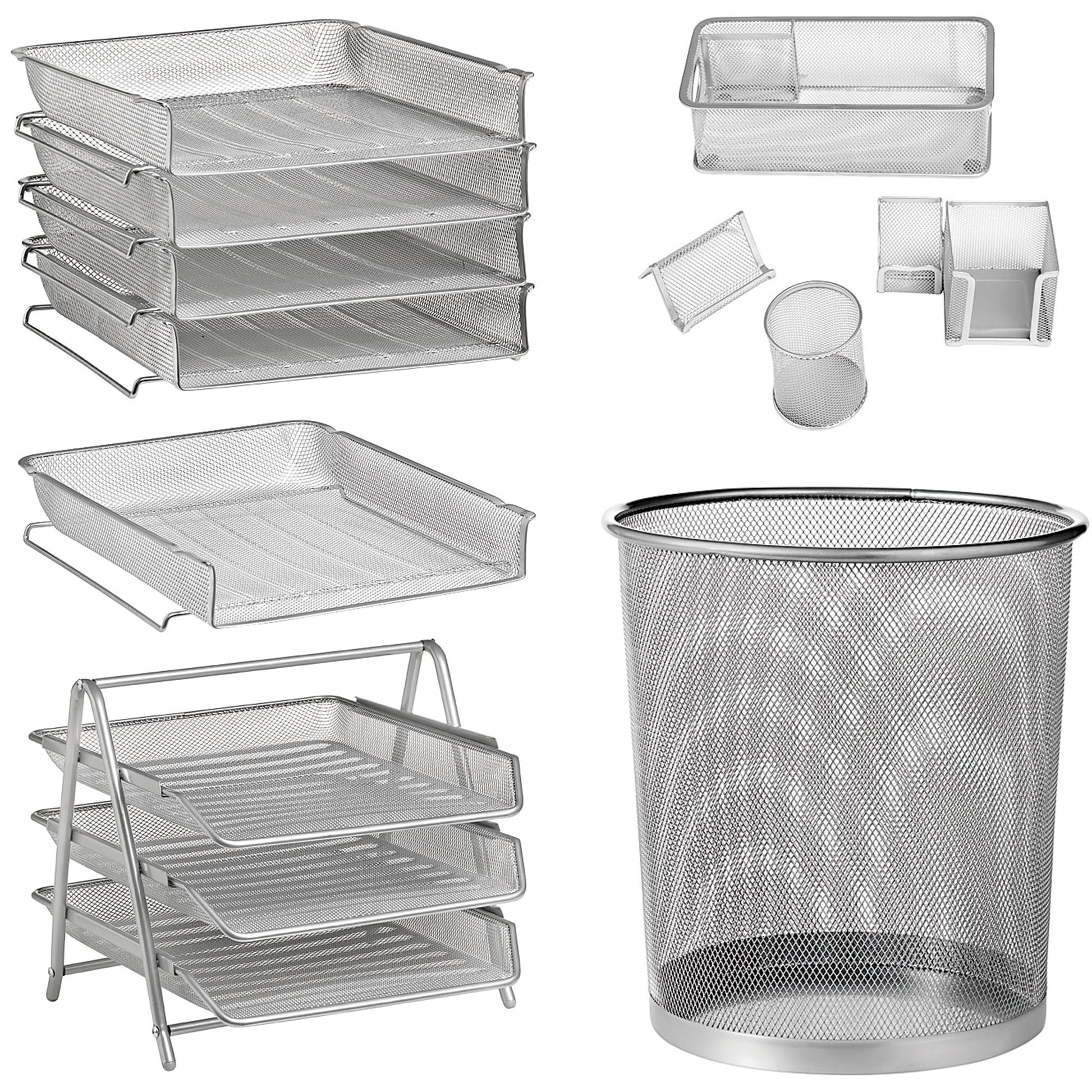 Metal Wire Mesh Desk Set KT