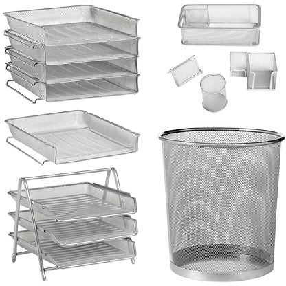 Metal Wire Mesh Desk Set KT