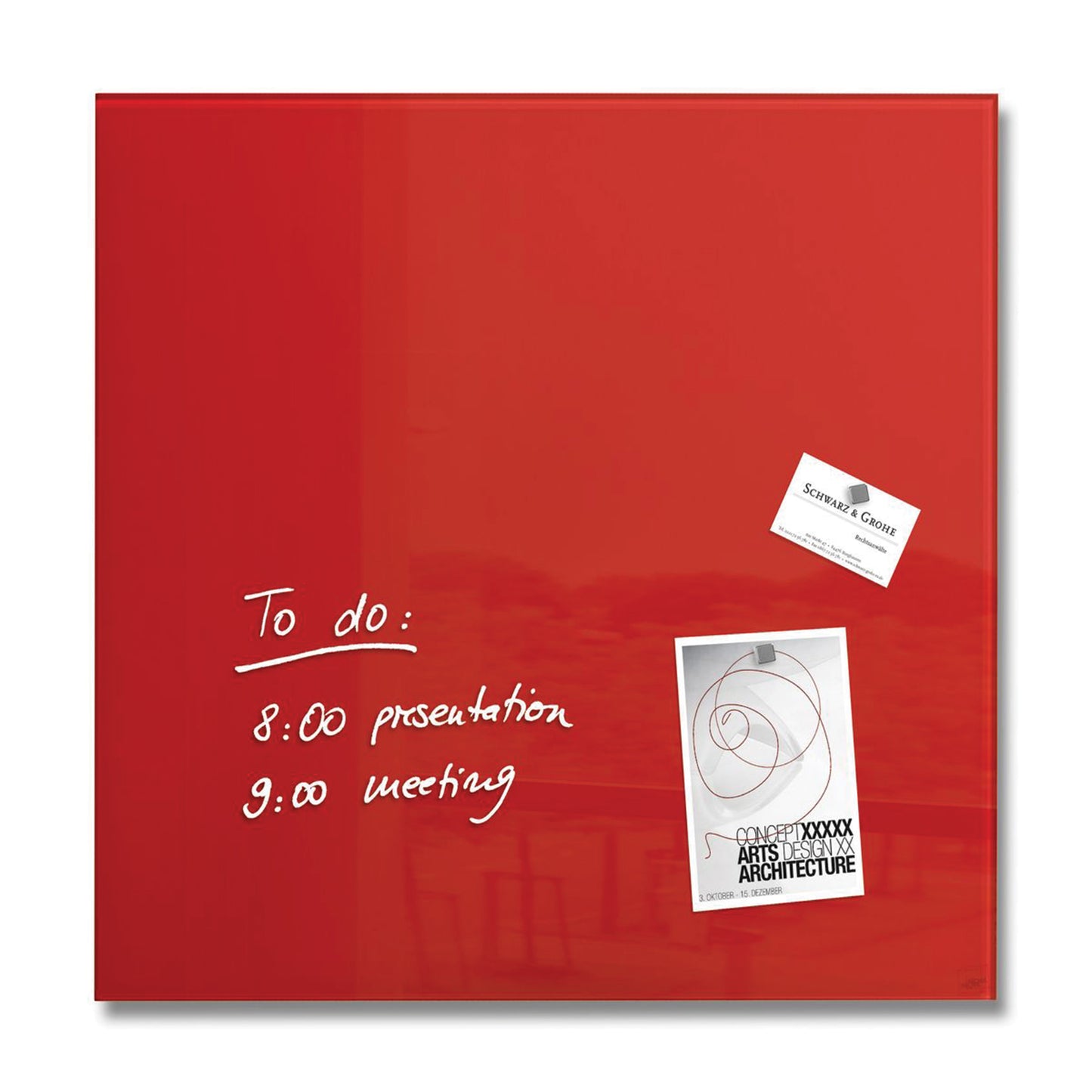 Magnetic Printed Glass Whiteboards BD17 PRT