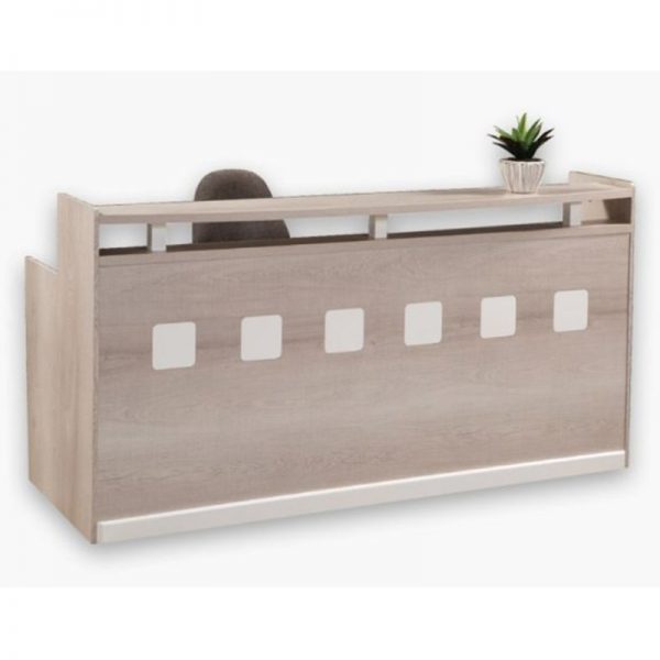 Square Line Straight Reception Counter MCP