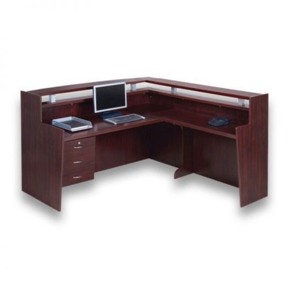Square Line L Shape Reception Counter MCP