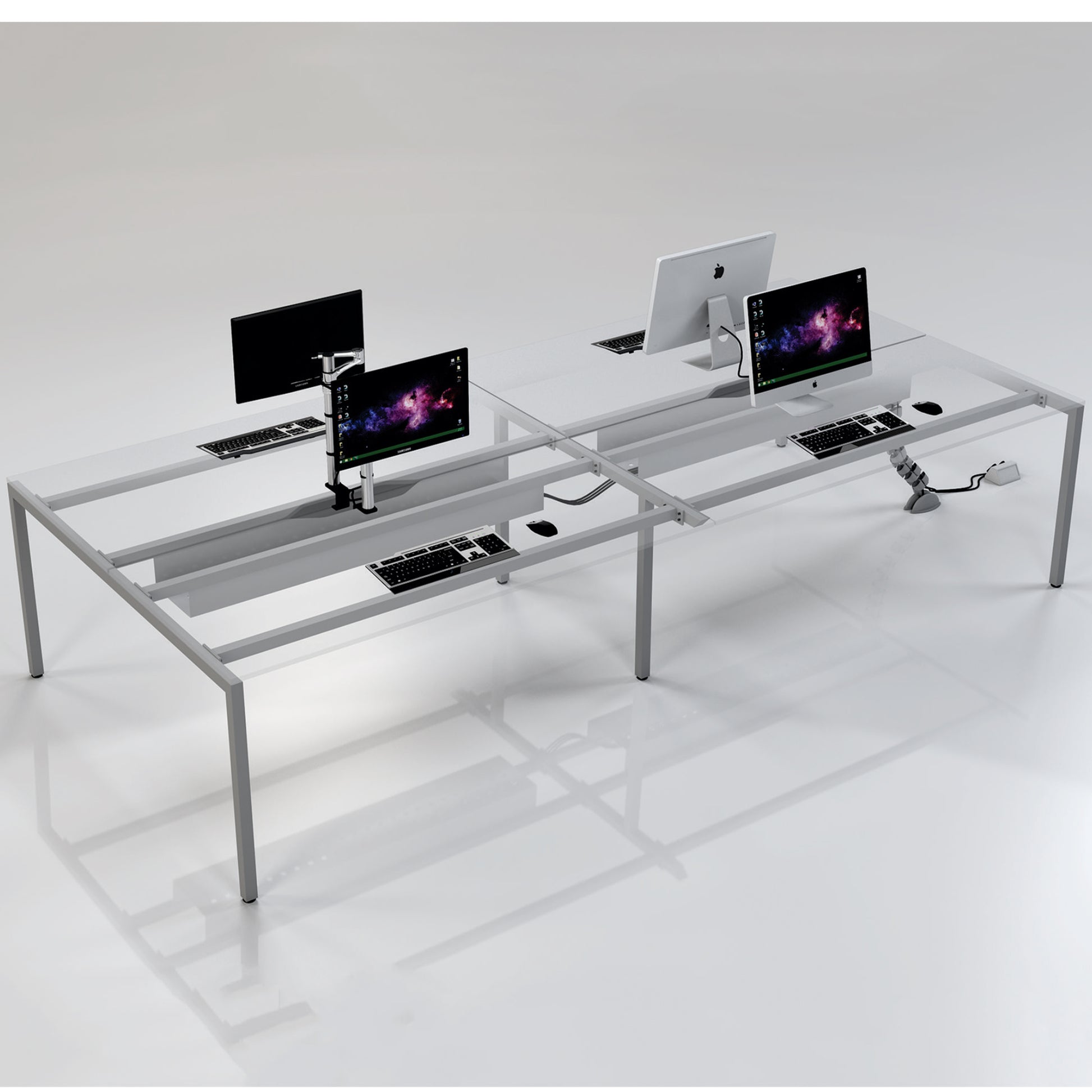 BT8SL  Dual Desk Work Stations IX