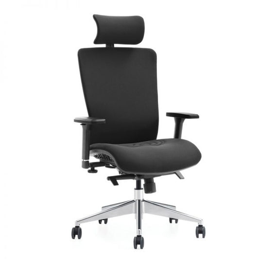 Sohum Premier Executive Fabric Ergonomic Office Chair 5yr Warranty IX