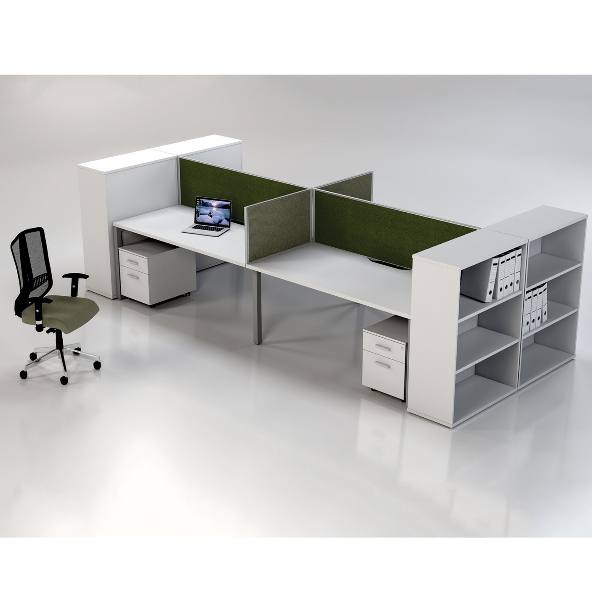 BT8SL  Dual Desk Work Stations IX