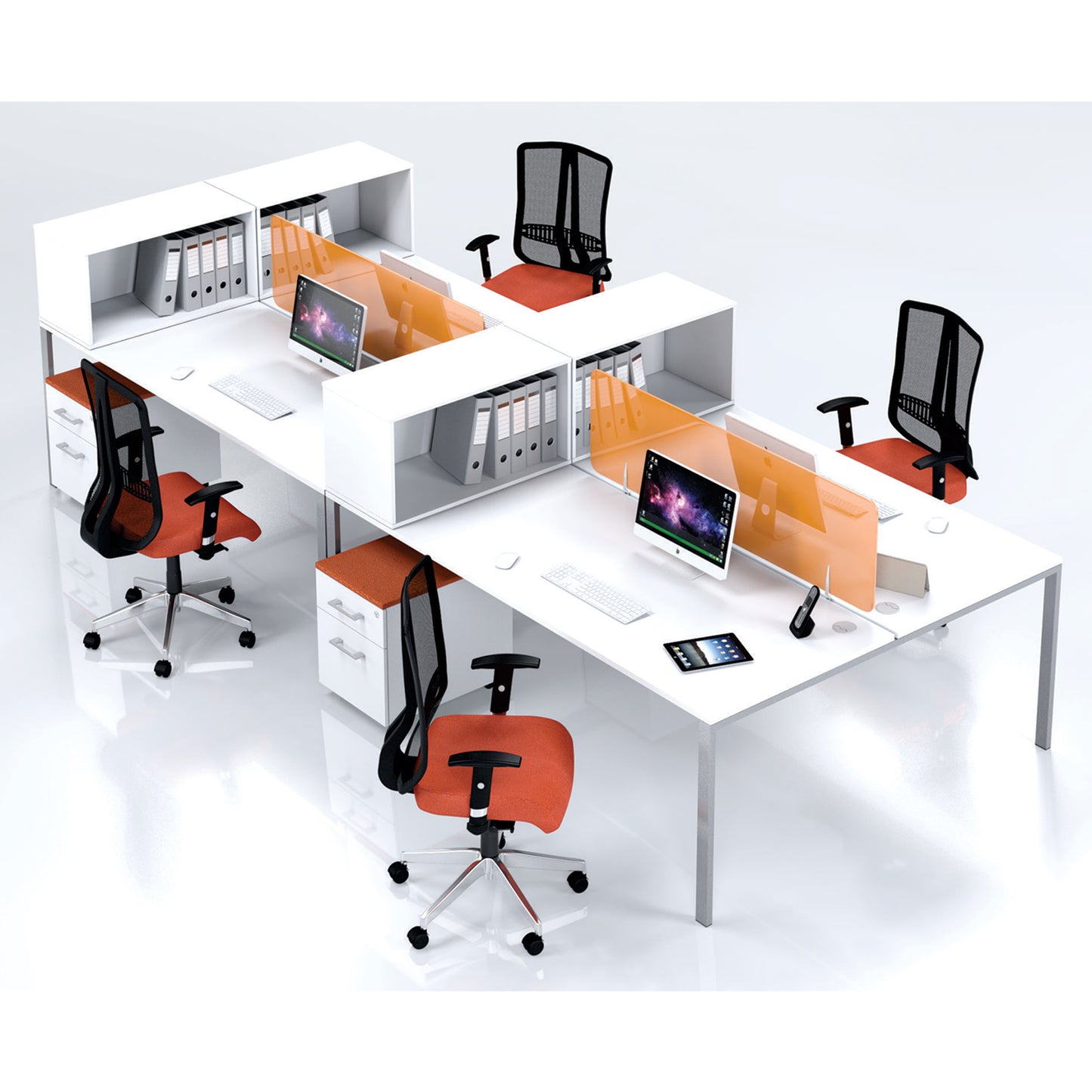 BT8SL  Dual Desk Work Stations IX
